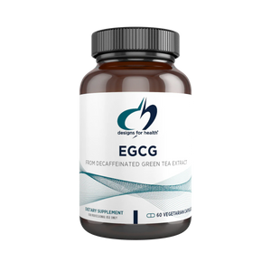 A Supplement container with the name EGCG by Designs for Health.