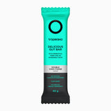 A Supplement Bar with the name Delicious Gut Bar (Double Choc Fudge ) (12 Bars) by Tropeaka.