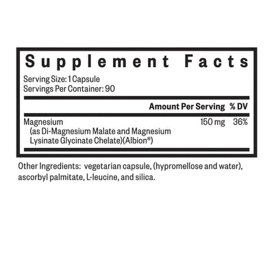 Seeking Health Optimal Magnesium ingredients