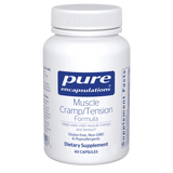 A Supplement container with the name Muscle Cramp/Tension Formula by Pure Encapsulation.