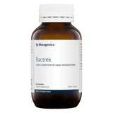 A Supplement container with the name Bactrex by Metagenics.
