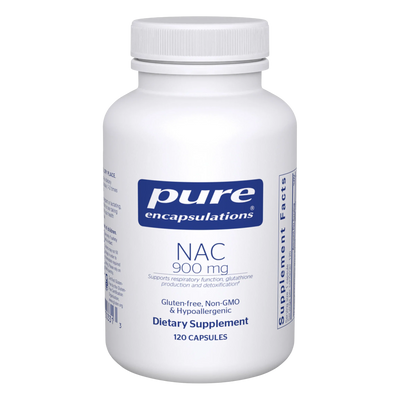 A Supplement container with the name Nac by Pure Encapsulations.
