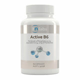 An image of a white supplement bottle rn labs active b6 pyridoxal-5-phosphate 50mg (equivalent to 34.2mg of pyridoxine) 60 capsules 