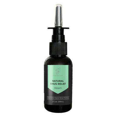A Bottle with the name Natural Sinus Relief by SilverCeuticals