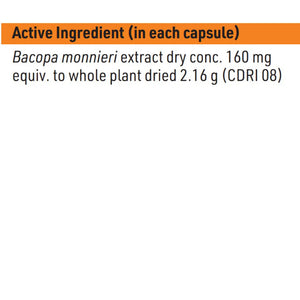 Supplement facts for KeenMind by SFI Health