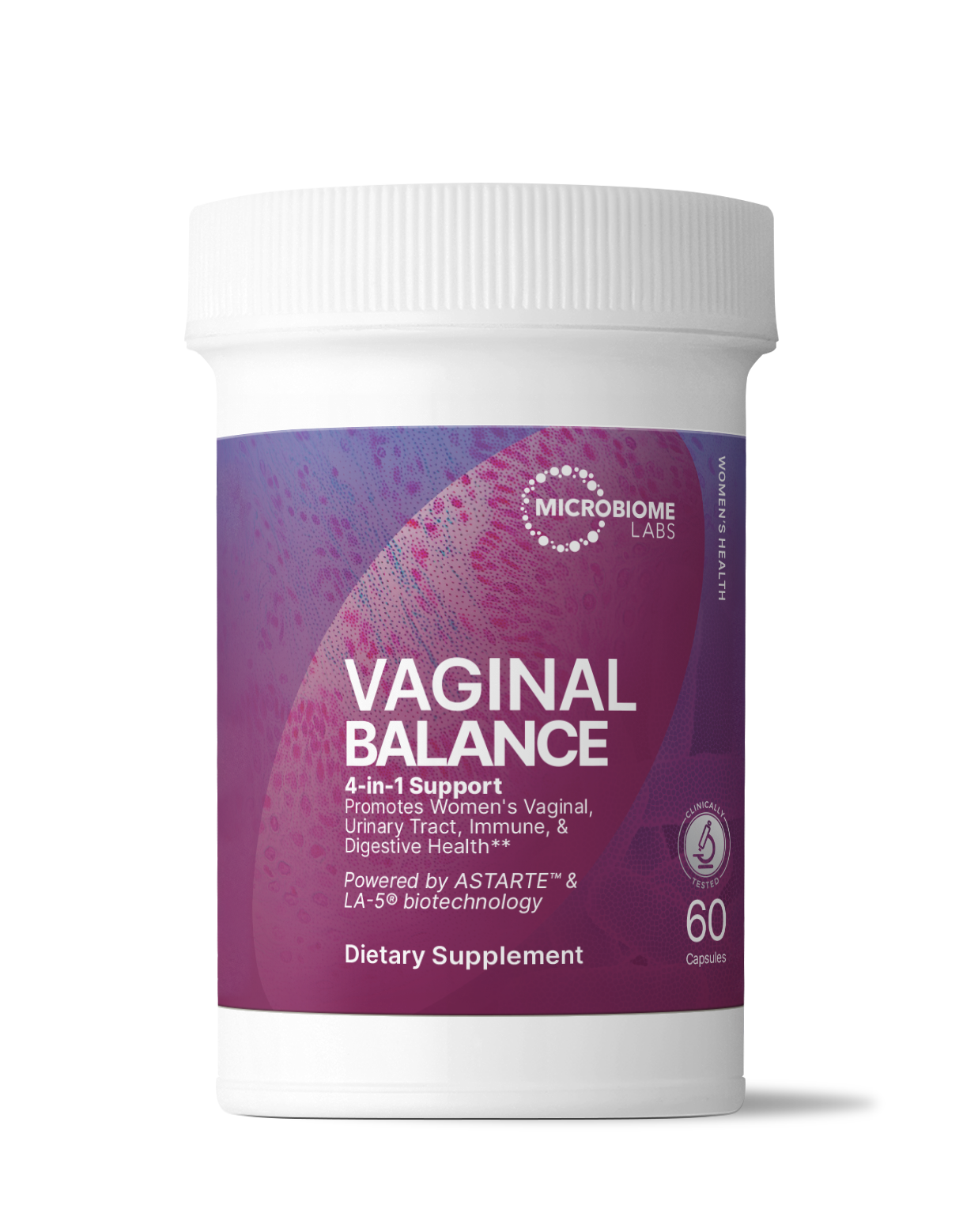 Image of Vaginal Balance by Microbiome Labs, 60 capsules