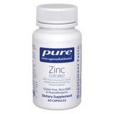 A Supplement container with the name Zinc Citrate by Pure Encapsulations.