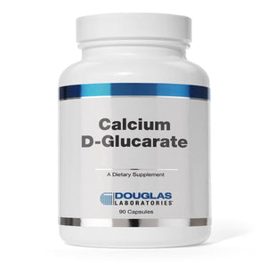 A Supplement container with the name Calcium D-Glucarate by Douglas Laboratories. 