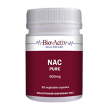 A Supplement container with the name NAC Pure by Bio-Activ.