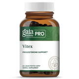 A Supplement container with the name Vitex Pro by Gaia Herbs