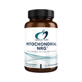 A supplement bottle with the label Mitochondrial NRG