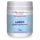 A Supplement container with the name Larch (Arabinogalactans) by Bio-Activ.