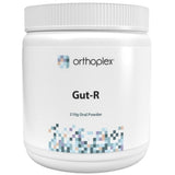 A Supplement container with the name Gut-R by Orthoplex White