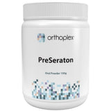 A Supplement container with the name PreSeraton by Orthoplex White.