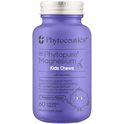 A Supplement container with the name Phytopure Magnesium Kids by Phytoceutics