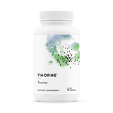 A Supplement container with the name Taurine by Thorne.