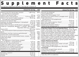 Vitamin A, C, D3, E, B6, B12, Thiamine, Riboflavin, Niacin/Niacinamide, Folate, Biotin, Pantothenic Acid, Choline, Iodine, Magnesium, Zinc, Selenium, Copper, Manganese, Chromium, Molybdenum, Potassium, N-Acetyl-L-Cysteine, Betaine HCI, Inostiol, Quercetin, Lemon Bioflavonoids, Papain, Bromelain, Frape Seed Extract, Alpha Lipoic Acid, Rutin, Boron, Vanadium, Vitamin K2