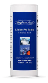 A supplement bottle with the label Libido Pro Male