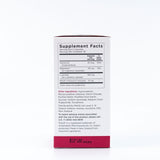 The box of the box listing the ingredients vitamin D3, Magniesum aspartate, L-carnitine, L-tartrate, Mitoquinol Mesylate